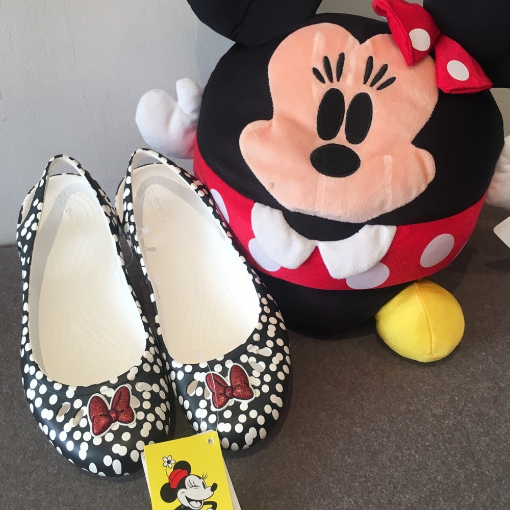 NWT Crocs Kadee Disney Minnie Dots Size 7